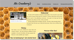 Desktop Screenshot of mrcranberrys.com